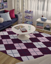 143 Argyle — Halı, Bordo Pembe, AREA, yaşam alanı, 6x9