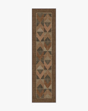 Ember — Halı, Bakır Kahverengi, RUNNER, beyaz zemin, 2x10
