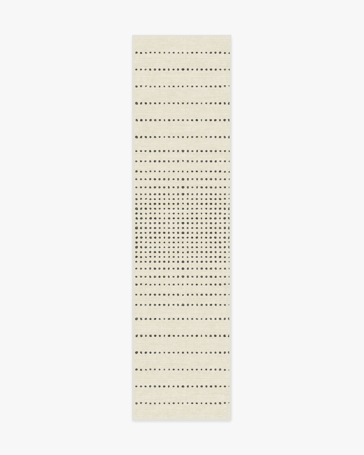 Array — Halı, Siyah Fildişi, RUNNER, beyaz zemin, 2x10