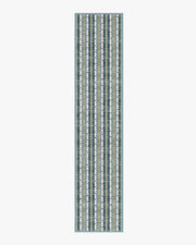 Olin — Halı, Mavi, RUNNER, beyaz zemin, 2x12
