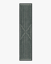 Inkdrop — Halı, Antrasit, RUNNER, beyaz zemin, 2x12