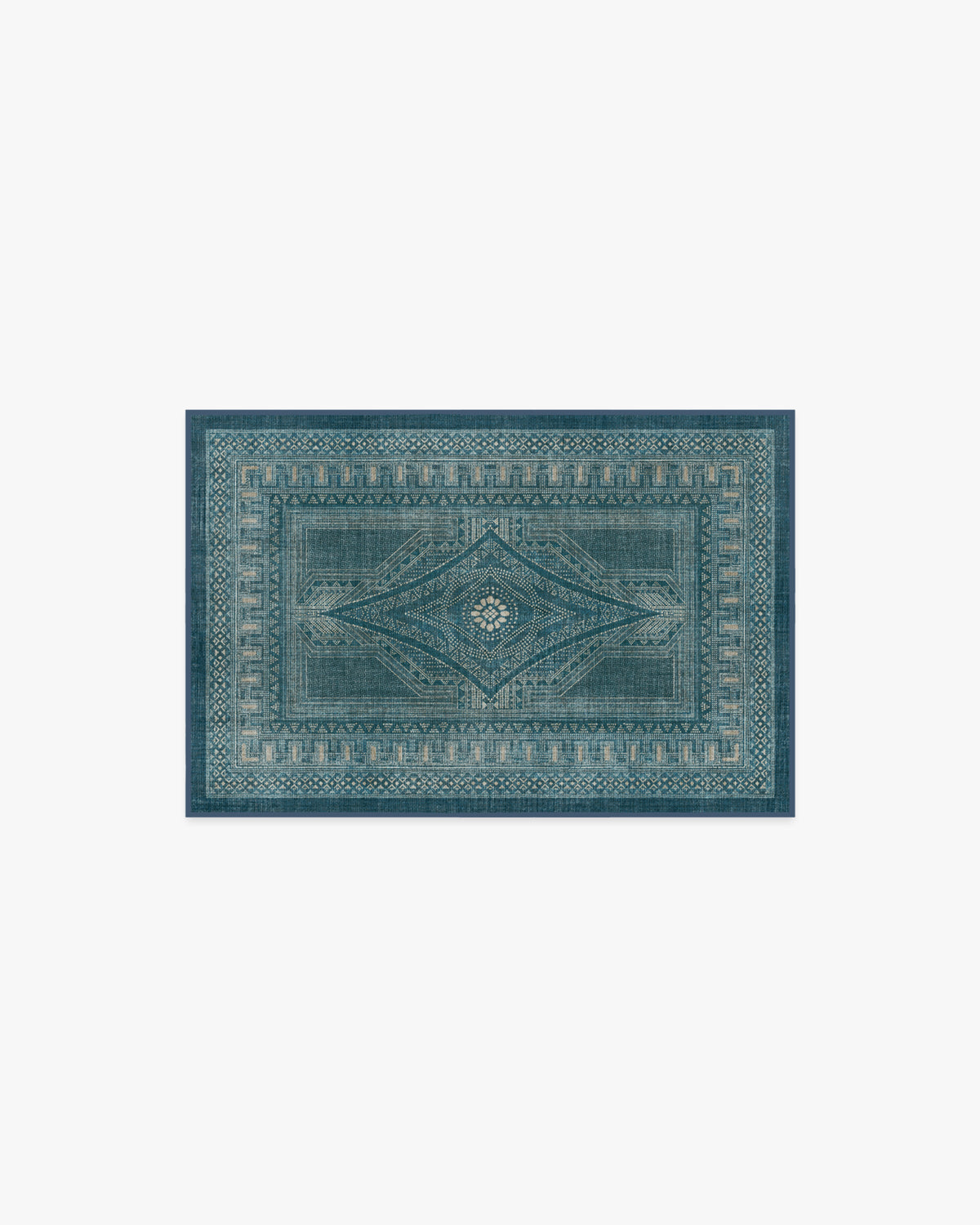 Nomad — Halı, Mavi, AREA, beyaz zemin, 2x3