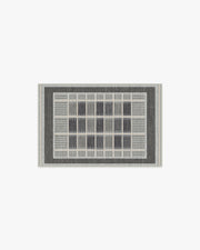 Agnes — Halı, Antrasit, AREA, beyaz zemin, 2x3