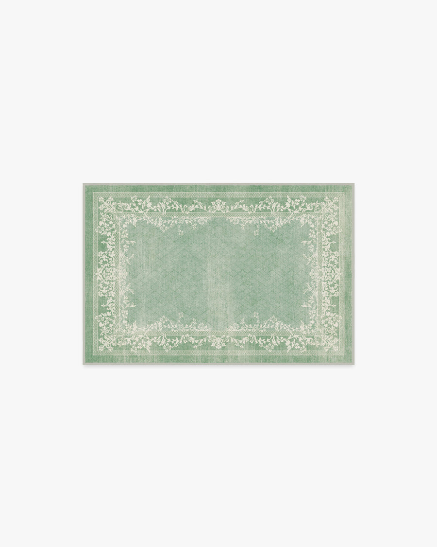 Juliet — Halı, Adaçayı Yeşili, AREA, beyaz zemin, 2x3