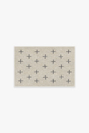 Crosby Birch — Halı, Antrasit, AREA, beyaz zemin, 2x3