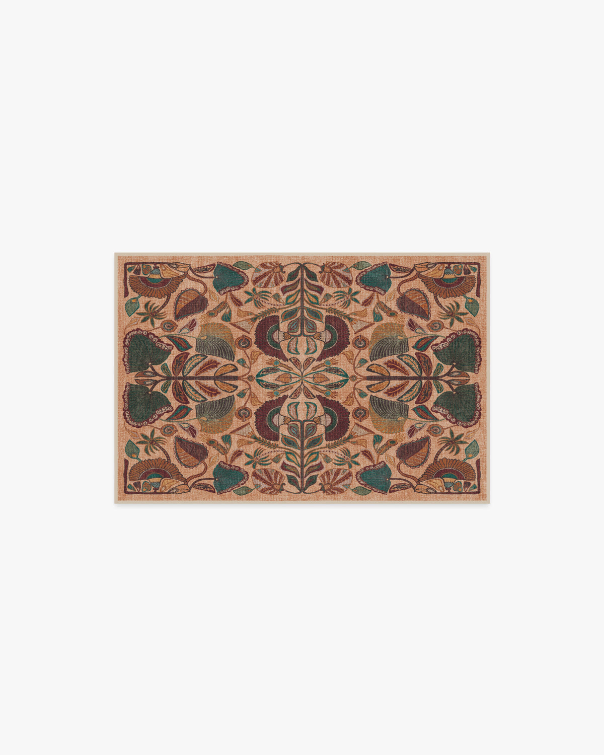 Justina Blakeney Georgia — Halı, Kaleidoscope, AREA, beyaz zemin, 2x3