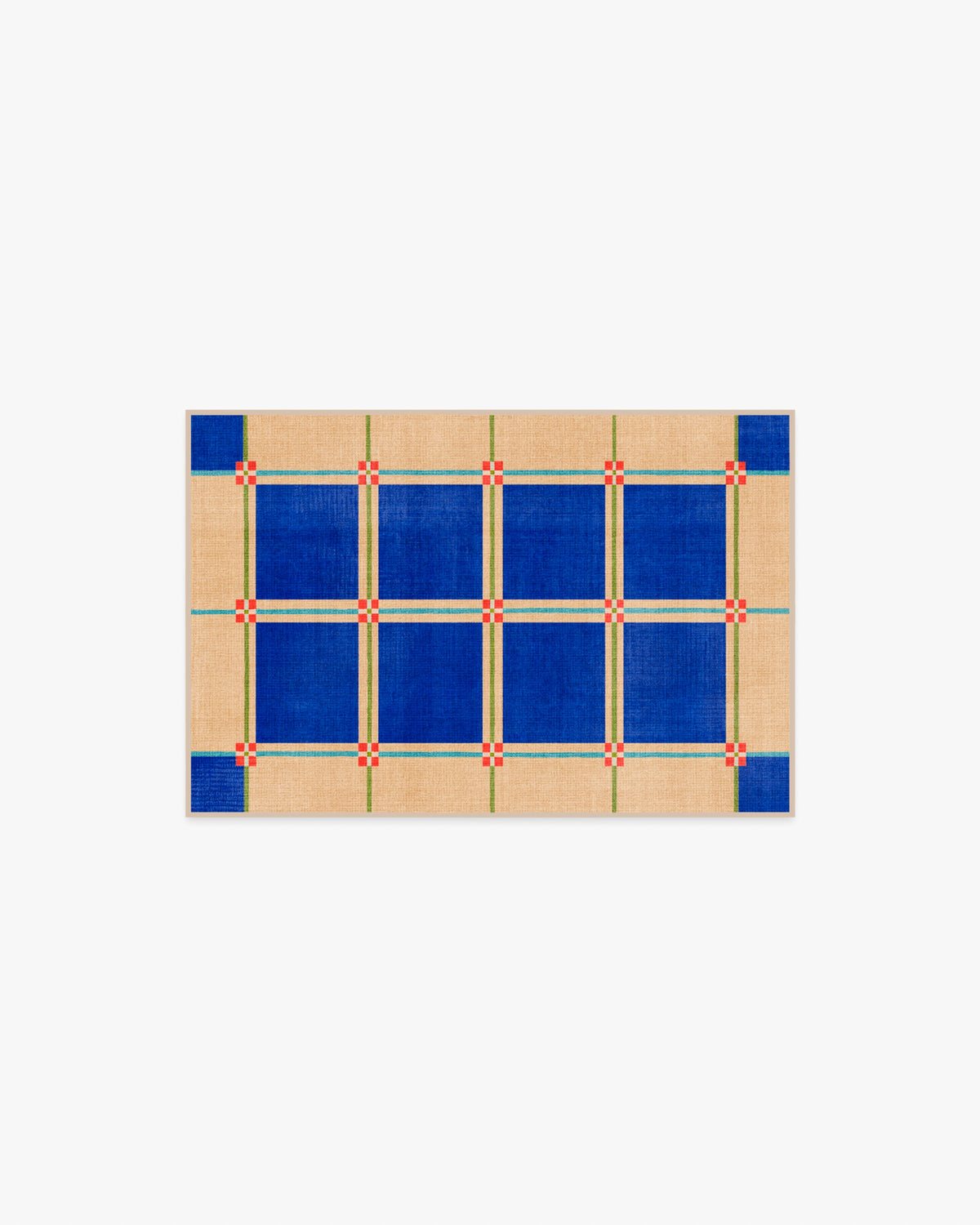 This House Is A Home — Halı, Mavi, AREA, beyaz zemin, 2x3
