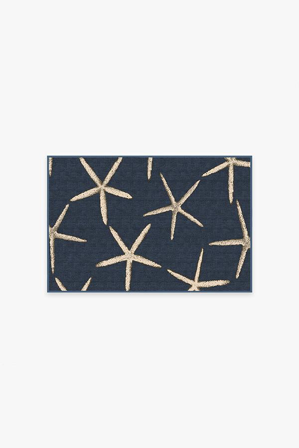 Starfish — Halı, Lacivert, AREA, beyaz zemin, 2x3