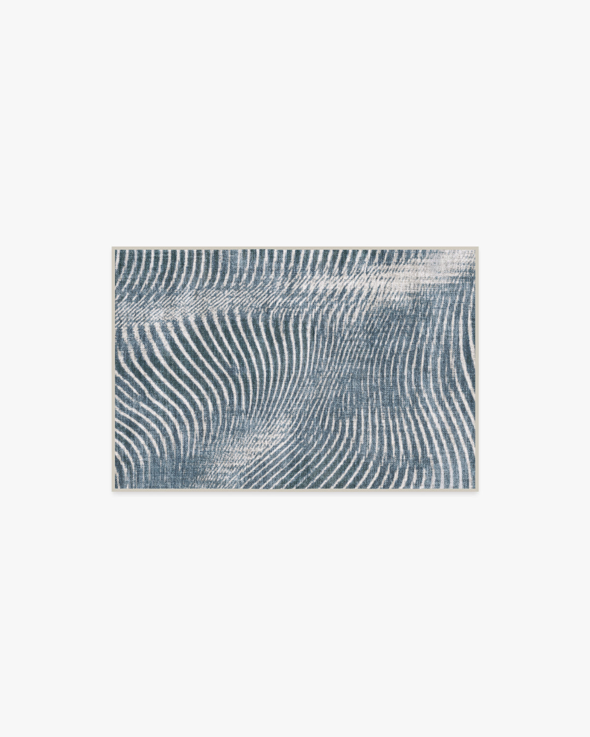 Wesley — Halı, Mavi, AREA, beyaz zemin, 2x3