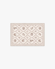 Squirrel Hedgehog — Halı, Fawn, AREA, beyaz zemin, 2x3