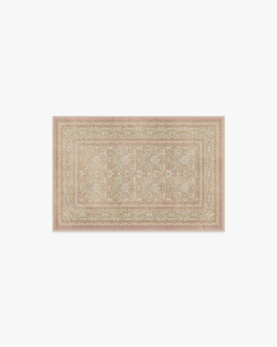 Morris And Co Simply Severn — Halı, Yumuşak Pembe, AREA, beyaz zemin, 2x3