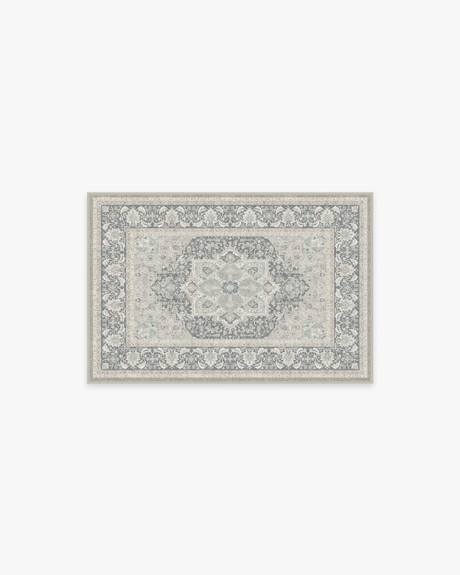 Hendesi Heriz — Halı, Abalone, AREA, beyaz zemin, 2x3