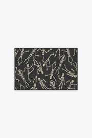 Bone Dance — Halı, Siyah, AREA, beyaz zemin, 2x3