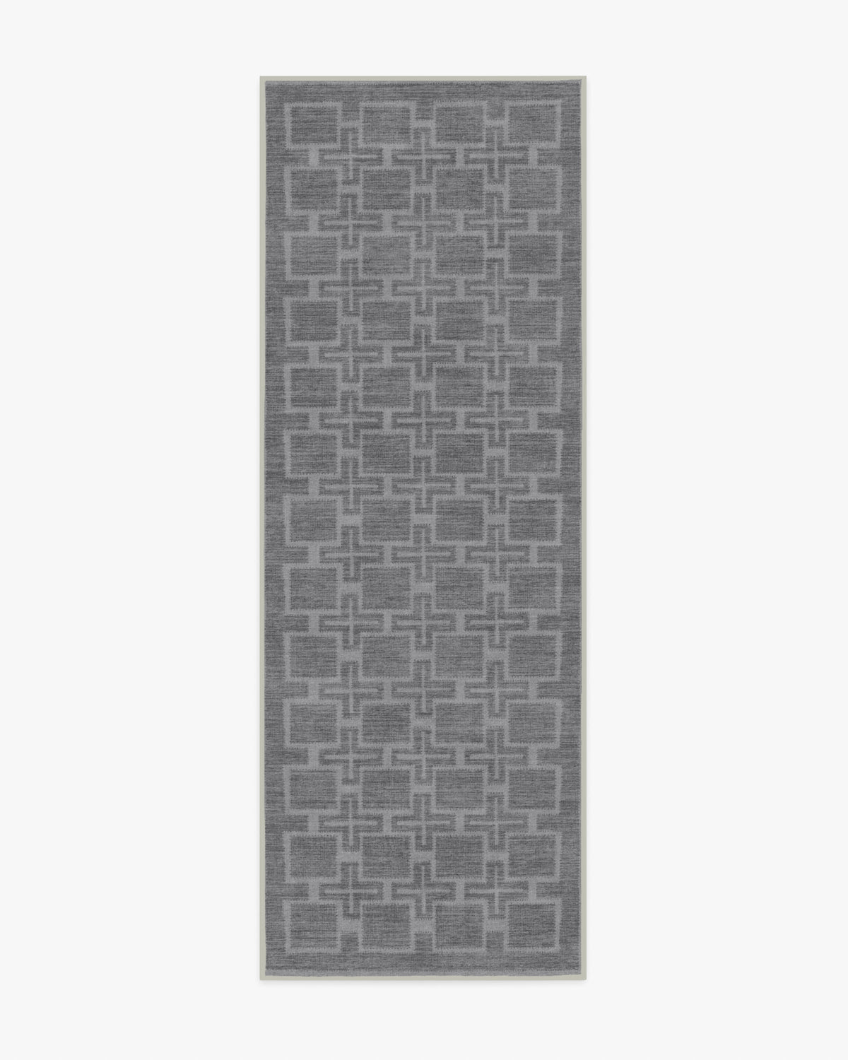 Fletcher — Halı, Gri, RUNNER, beyaz zemin, 2x7