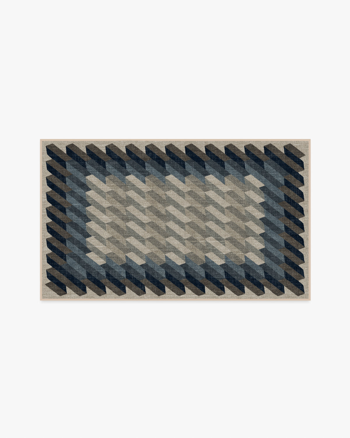 Echo — Halı, Antrasit, AREA, beyaz zemin, 3x5