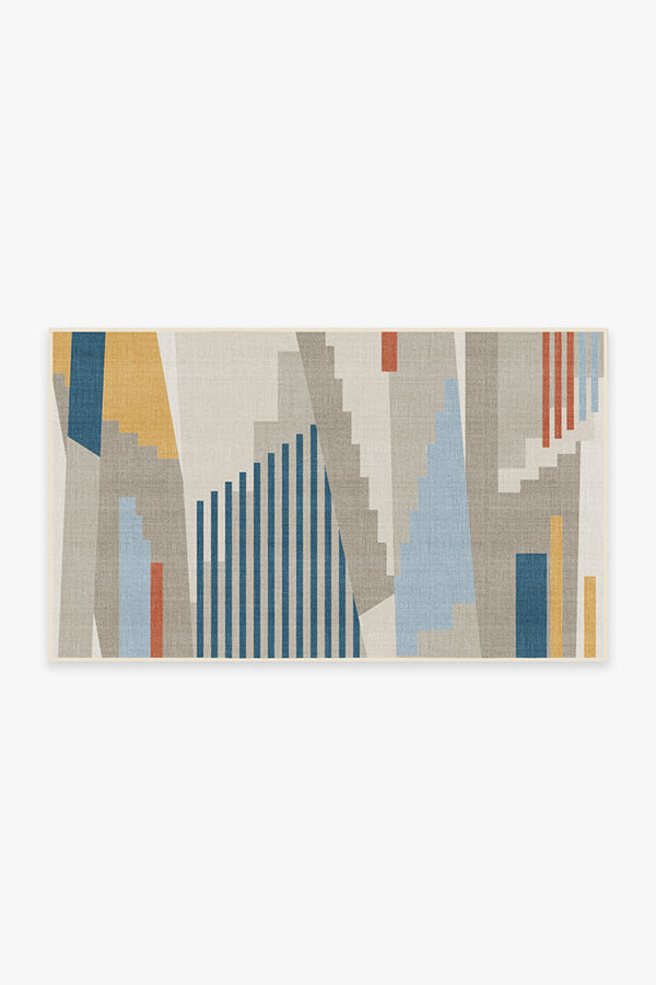 Tropea — Halı, Çok Renkli, AREA, beyaz zemin, 3x5