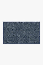 Parquet — Halı, Lacivert, AREA, beyaz zemin, 3x5