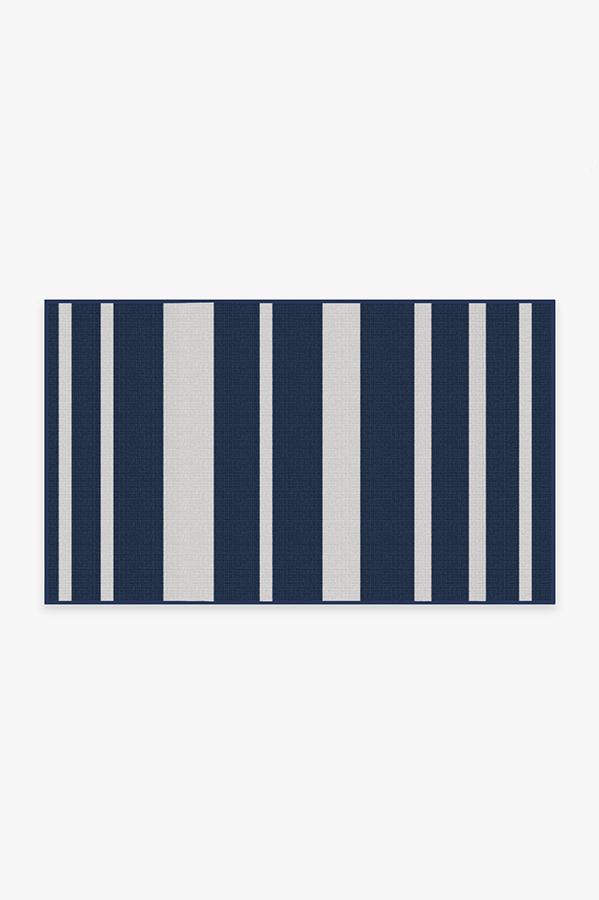 Sailmaker Stripe — Halı, Mavi, AREA, beyaz zemin, 3x5