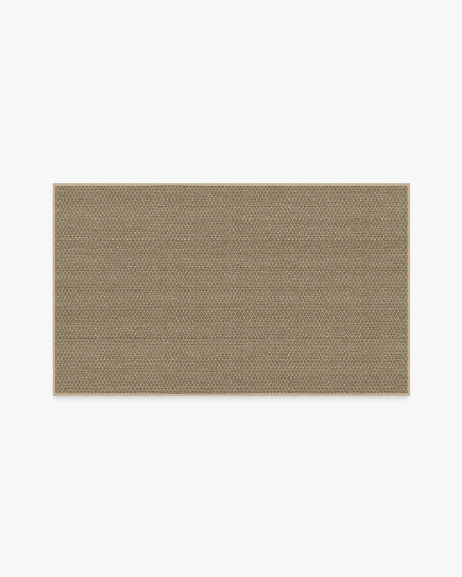Tillie Solid — Halı, Kum, AREA, beyaz zemin, 3x5