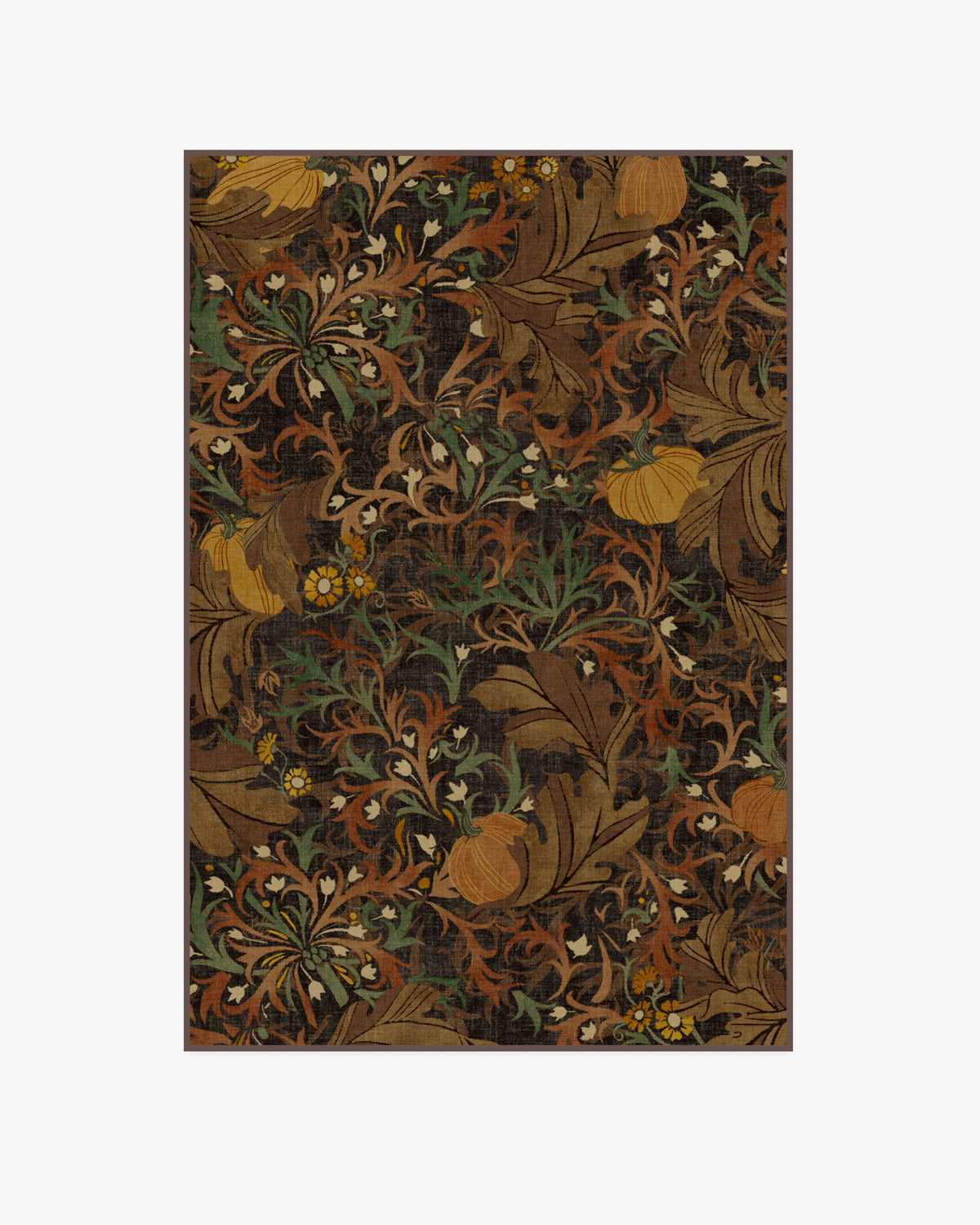 Autumn Canopy — Halı, Koyu Ahşap, AREA, beyaz zemin, 4x6