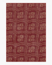 Arlen — Halı, Kehribar Kırmızı, AREA, beyaz zemin, 6x9