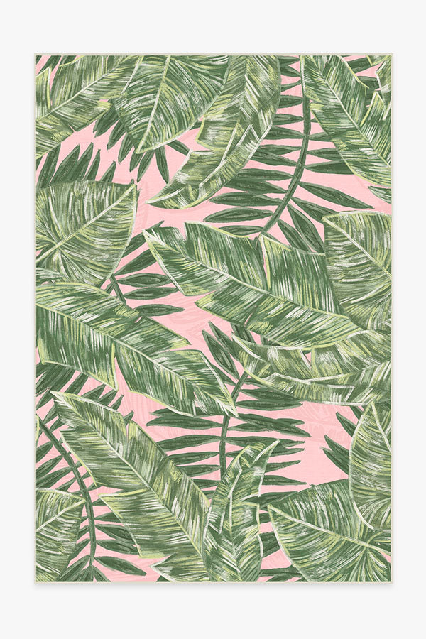 Filifera Palm — Halı, Pembe, AREA, beyaz zemin, 6x9