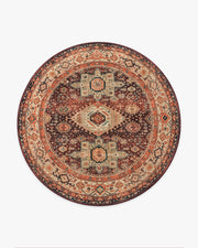 Avila — Halı, Crimson Kırmızı, ROUND, beyaz zemin, 8R