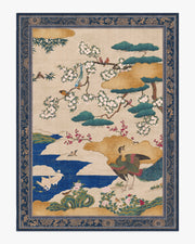 Kano Garden — Halı, Çok Renkli, AREA, beyaz zemin, 9x12
