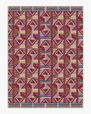 Paloma — Halı, Berry Kırmızı, AREA, beyaz zemin, 9x12