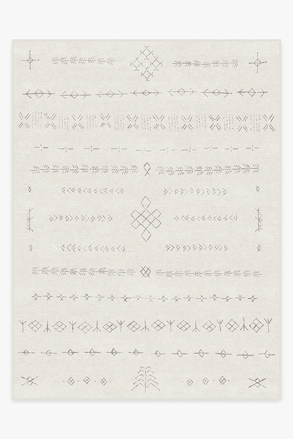 Astrid — Halı, Beyaz, AREA, beyaz zemin, 9x12