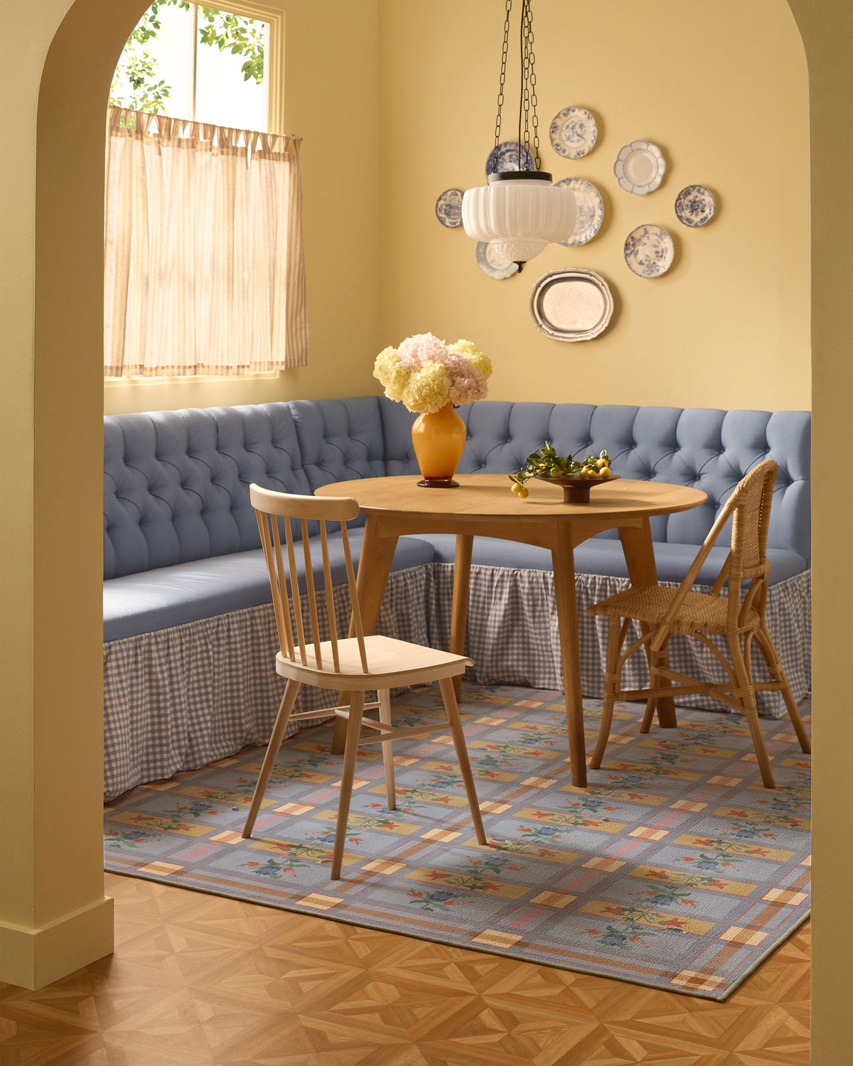 Quinnlyn — Halı, Arduvaz Mavi Çok Renkli, AREA, yaşam alanı, 6x9