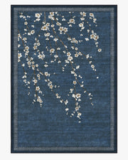 Sakura — Halı, Çivit, AREA, beyaz zemin, 10x14