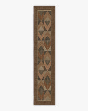 Ember — Halı, Bakır Kahverengi, RUNNER, beyaz zemin, 2x12