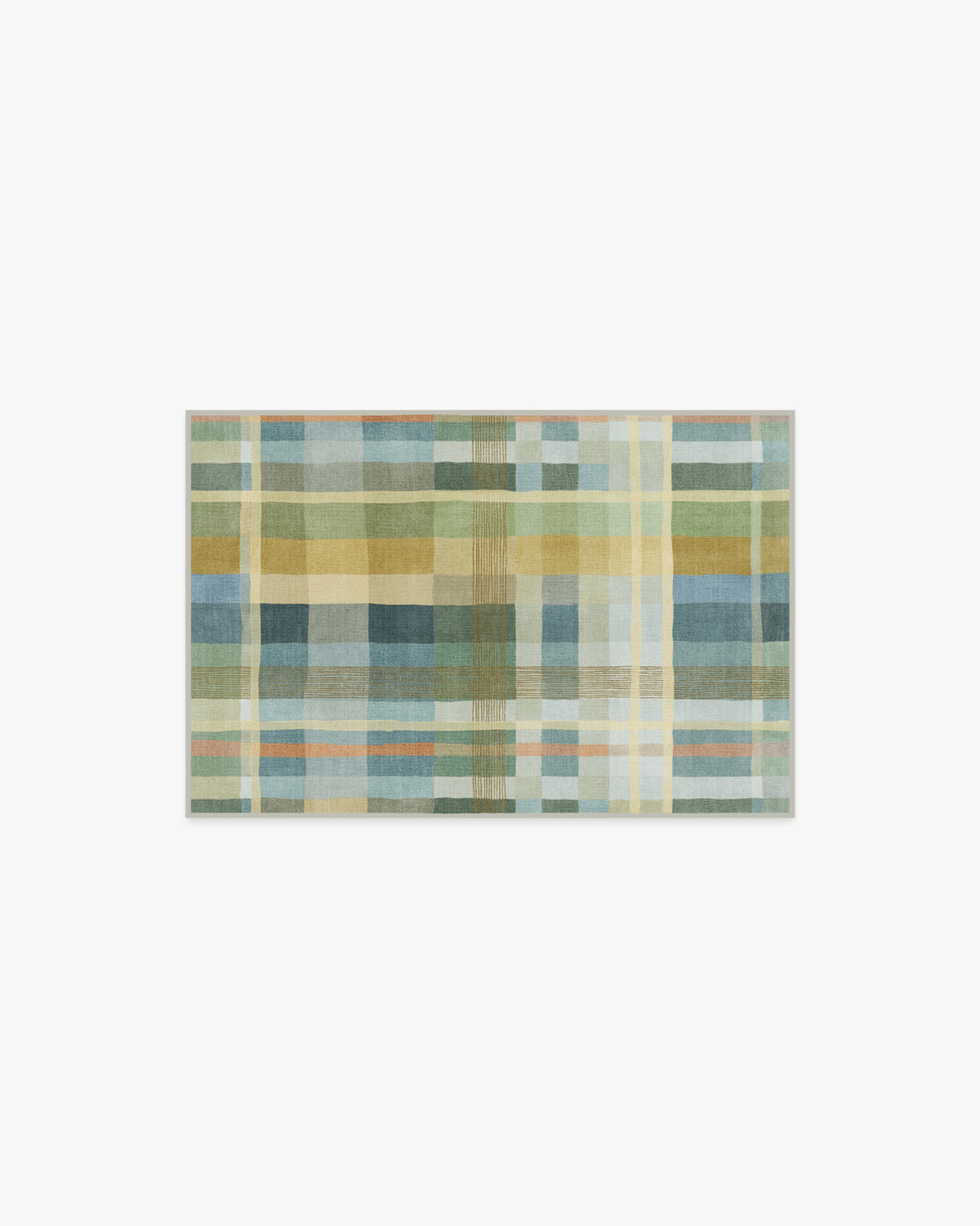 Margot Plaid — Halı, Mavi, AREA, beyaz zemin, 2x3