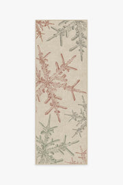 Snowflake Creme — Halı, Bej, RUNNER, beyaz zemin, 2x7