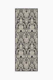 Mickey Damask — Halı, Antrasit, RUNNER, beyaz zemin, 2x7