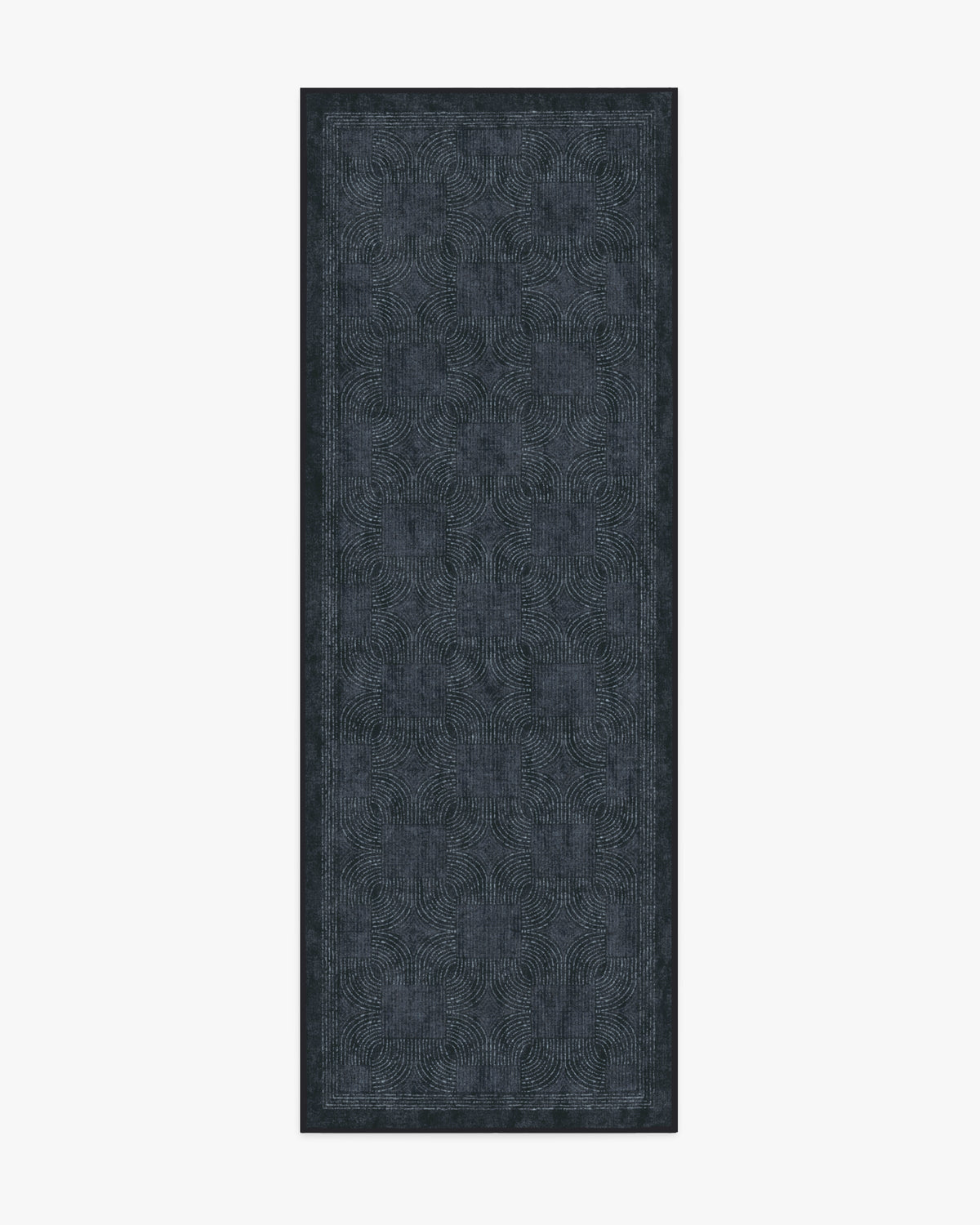 Montecito — Halı, Çivit, RUNNER, beyaz zemin, 2x7