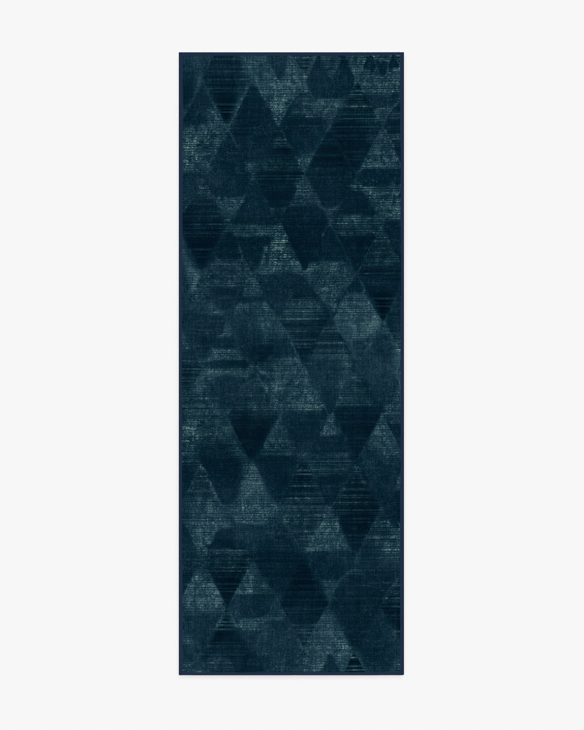 Kavi Mosaic — Halı, Lacivert, RUNNER, beyaz zemin, 2x7