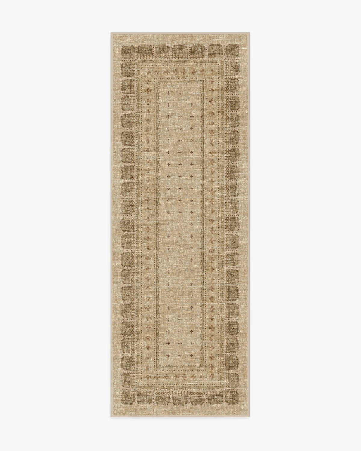 Beatrice — Halı, Taba, RUNNER, beyaz zemin, 2x7