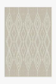 Gemma Lattice — Halı, Doğal, AREA, beyaz zemin, 6x9