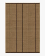 Harvest Stripe — Halı, Kahverengi, AREA, beyaz zemin, 6x9