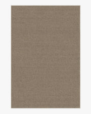 Burlap Solid — Halı, Dove Kahverengi, AREA, beyaz zemin, 6x9