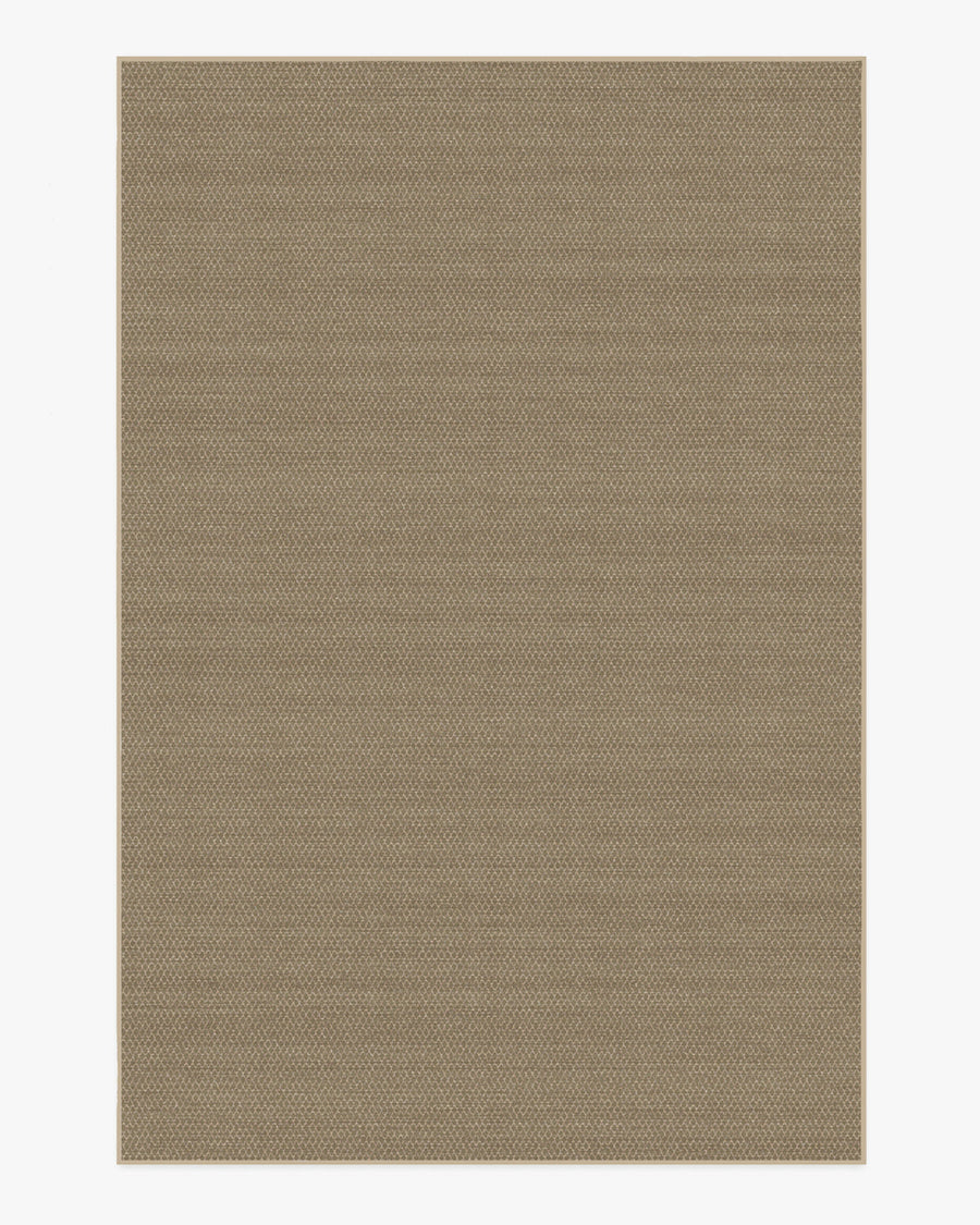Tillie Solid — Halı, Kum, AREA, beyaz zemin, 6x9
