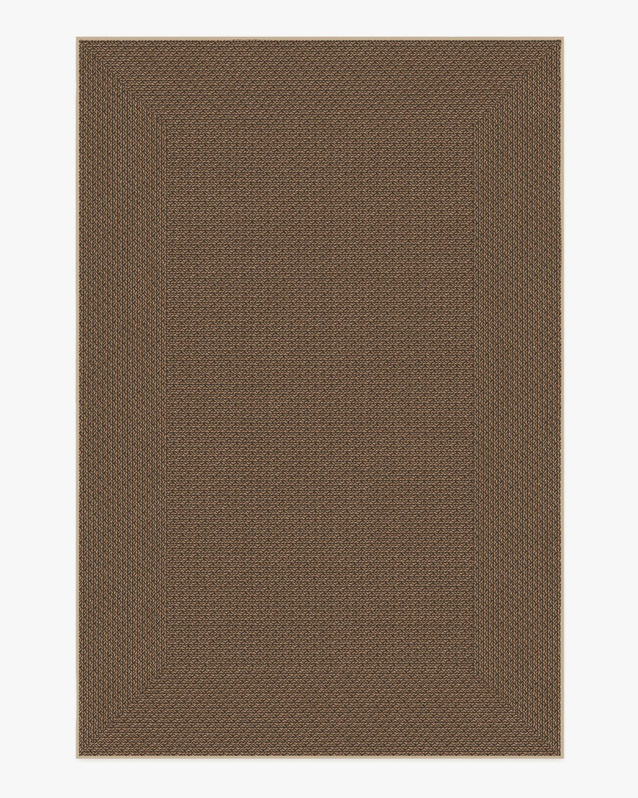 Border Braid — Halı, Kum, AREA, beyaz zemin, 6x9