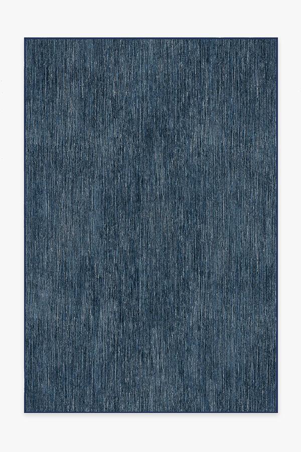 Chunky Solid — Halı, Mavi, AREA, beyaz zemin, 6x9