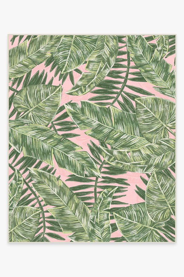 Filifera Palm — Halı, Pembe, AREA, beyaz zemin, 8x10