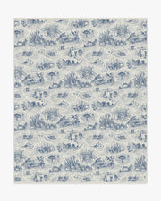 Toile — Halı, Mavi, AREA, beyaz zemin, 8x10
