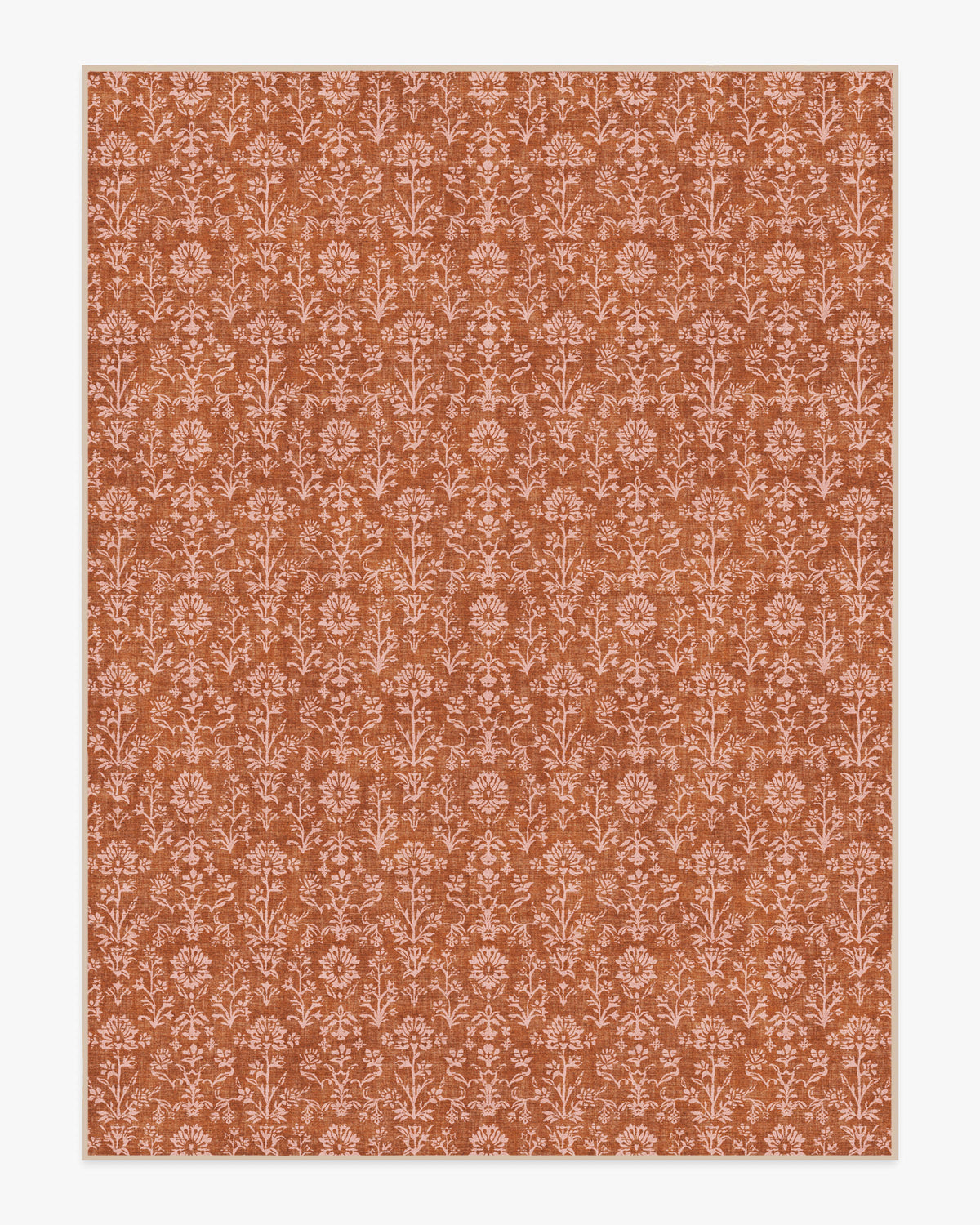 Ravina — Halı, Terracotta, AREA, beyaz zemin, 9x12