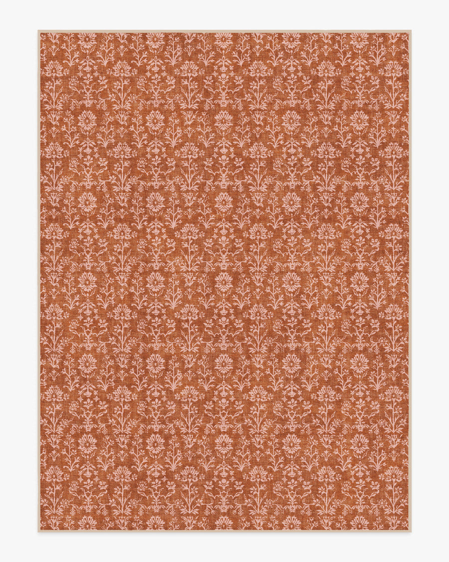 Ravina — Halı, Terracotta, AREA, beyaz zemin, 9x12