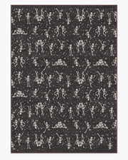Bone Parade — Halı, Antrasit, AREA, beyaz zemin, 10x14